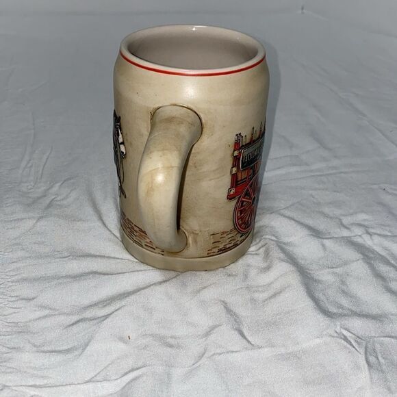 Budweiser Clydesdales Training Hitch Vintage 1991 Anheuser Busch Ceramic Stein - Picture 5 of 8